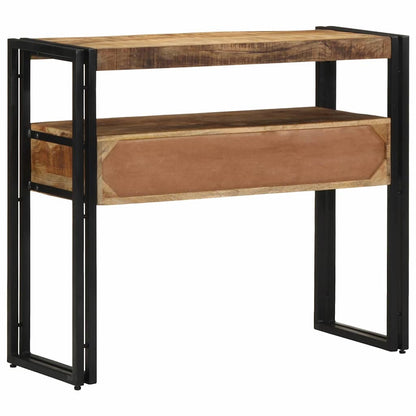 Konsolentisch Braun 90 x 33 x 75 cm massives Mangoholz