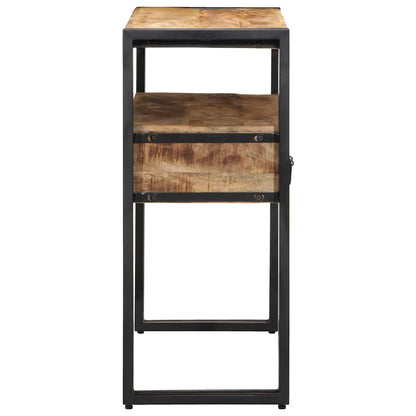 Konsolentisch Braun 90 x 33 x 75 cm massives Mangoholz
