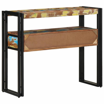 Konsolentisch Mehrfarbig 90 x 33 x 75 cm recyceltes Massivholz