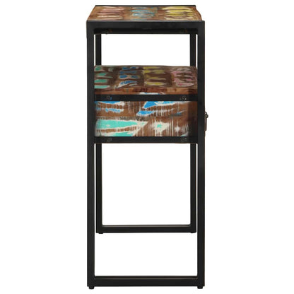 Konsolentisch Mehrfarbig 90 x 33 x 75 cm recyceltes Massivholz