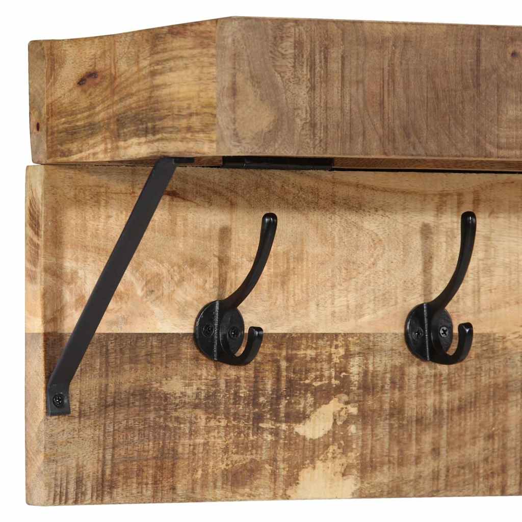 Garderobenständer Braun 73 x 19 x 23 cm Massivholz Mango