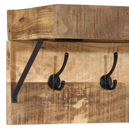 Garderobenständer Braun 73 x 19 x 23 cm Massivholz Mango