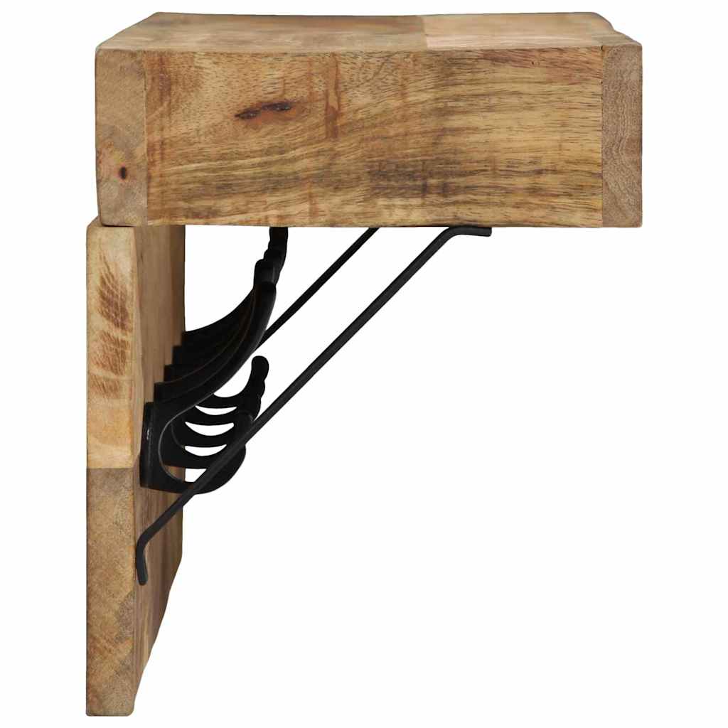 Garderobenständer Braun 73 x 19 x 23 cm Massivholz Mango
