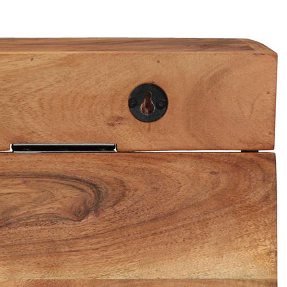 Garderobenständer Braun 73 x 19 x 23 cm Massivholz Akazie