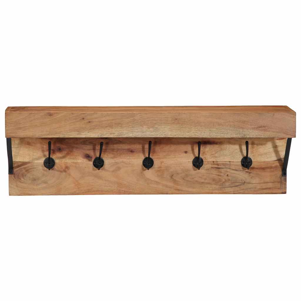 Garderobenständer Braun 73 x 19 x 23 cm Massivholz Akazie