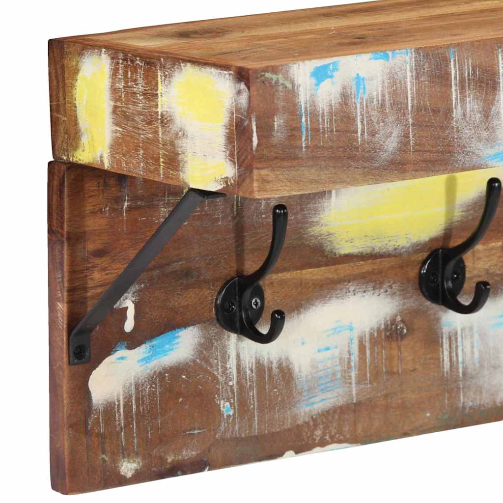 Garderobenständer Braun 73 x 19 x 23 cm Massivholz Altholz