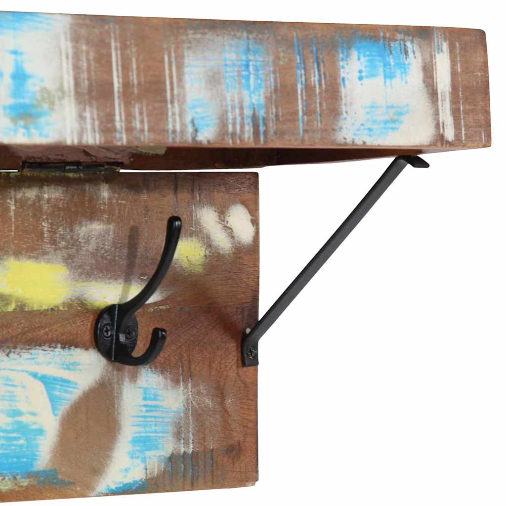 Garderobenständer Braun 73 x 19 x 23 cm Massivholz Altholz