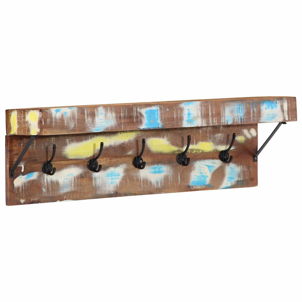 Garderobenständer Braun 73 x 19 x 23 cm Massivholz Altholz