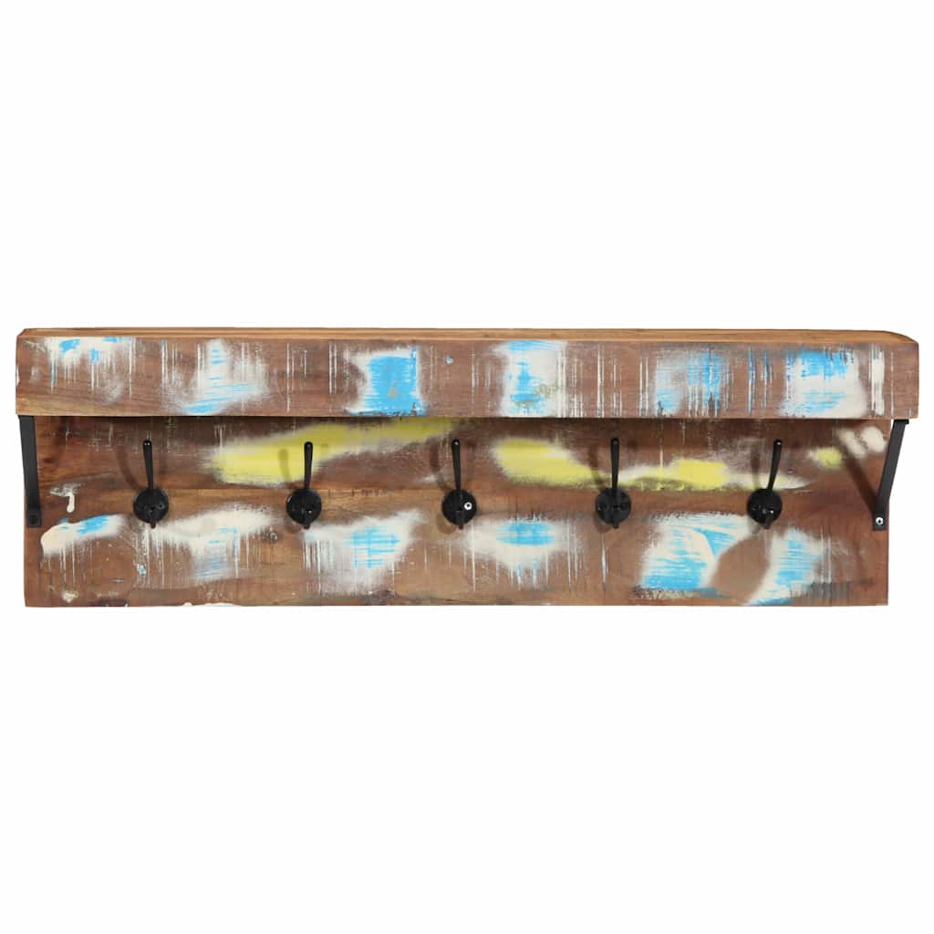 Garderobenständer Braun 73 x 19 x 23 cm Massivholz Altholz