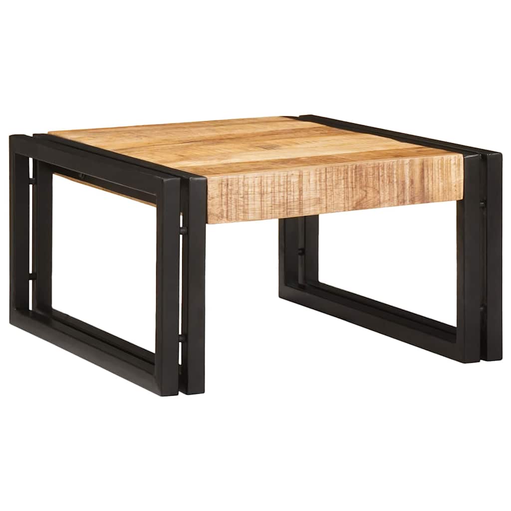 Badezimmer Regal 40 x 50 x 23 cm Massivholz Mango und Eisen