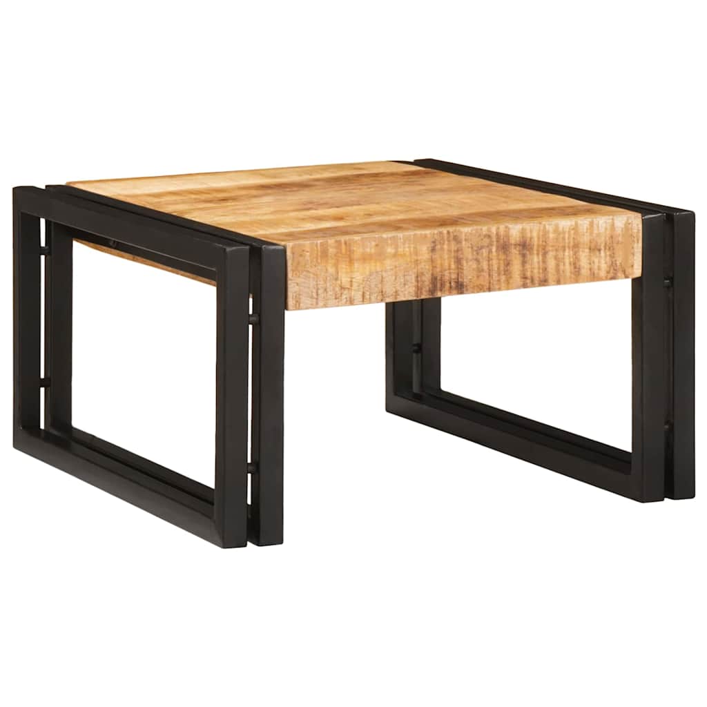 Badezimmer Regal 40 x 50 x 23 cm Massivholz Mango und Eisen