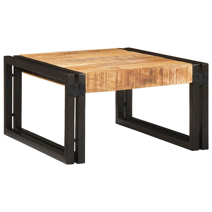 Badezimmer Regal 40 x 50 x 23 cm Massivholz Mango und Eisen