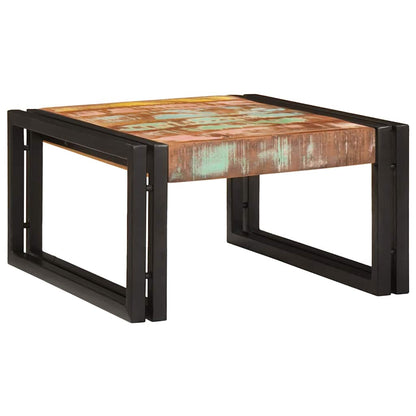 Badezimmer Regal 60 x 50 x 23 cm Massivholz Mango und Eisen