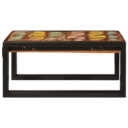 Badezimmer Regal 60 x 50 x 23 cm Massivholz Mango und Eisen
