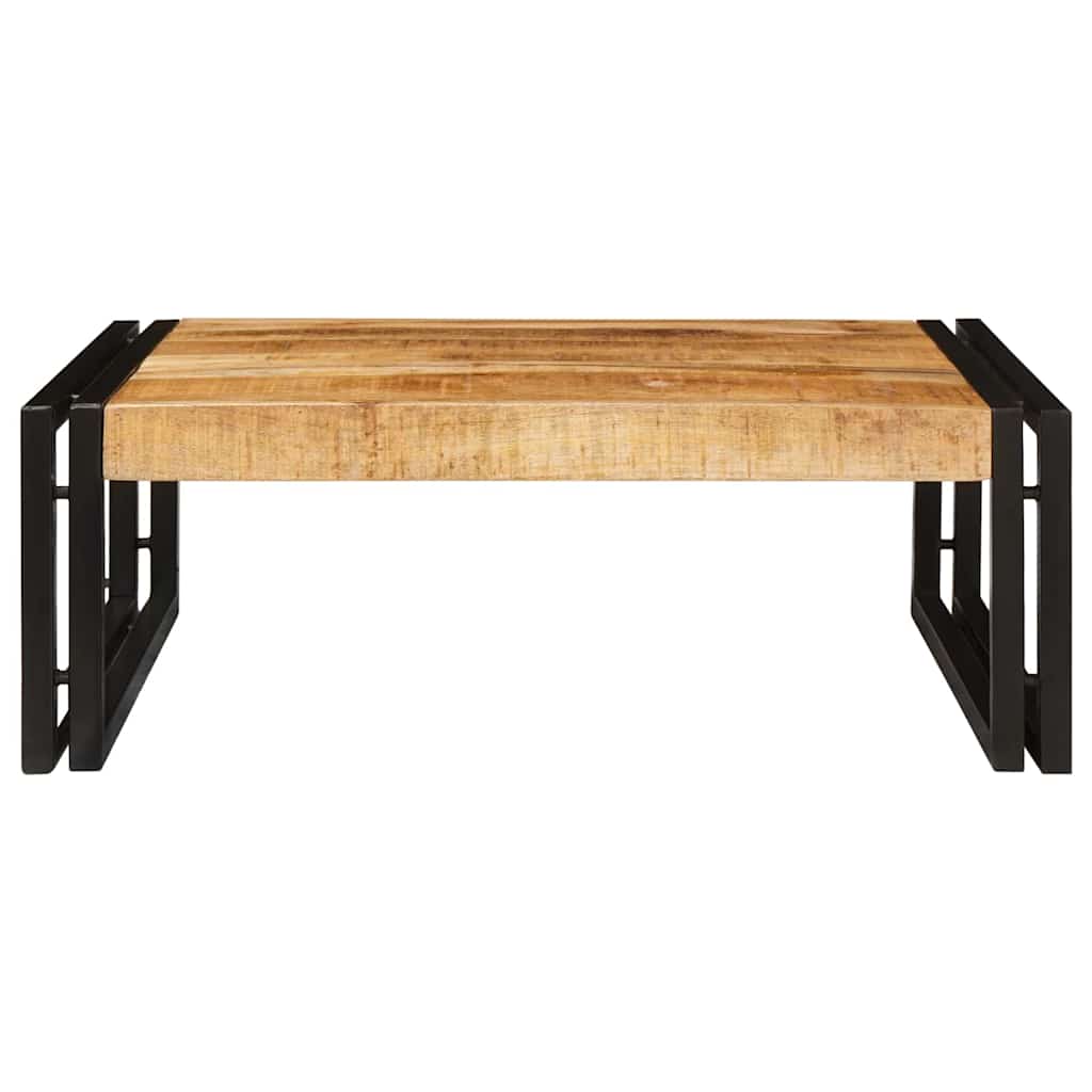 Badezimmer Regal 65 x 50 x 23 cm Massivholz Mangoholz und Eisen