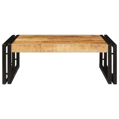 Badezimmer Regal 65 x 50 x 23 cm Massivholz Mangoholz und Eisen