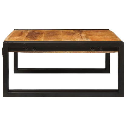 Badezimmer Regal 65 x 50 x 23 cm Massivholz Mangoholz und Eisen