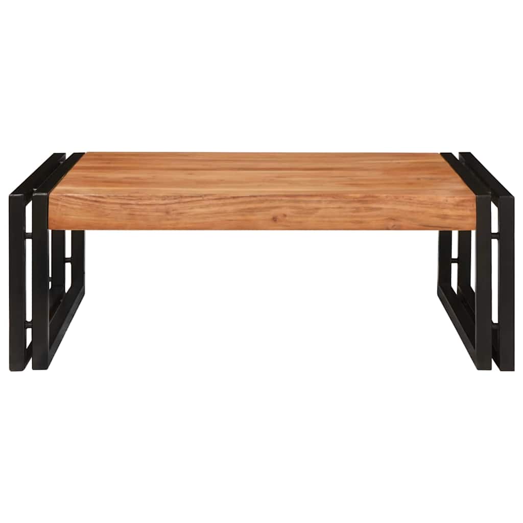 Badezimmer Regal 65 x 50 x 23 cm Massivholz Mango und Eisen