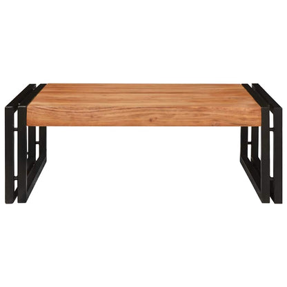 Badezimmer Regal 65 x 50 x 23 cm Massivholz Mango und Eisen
