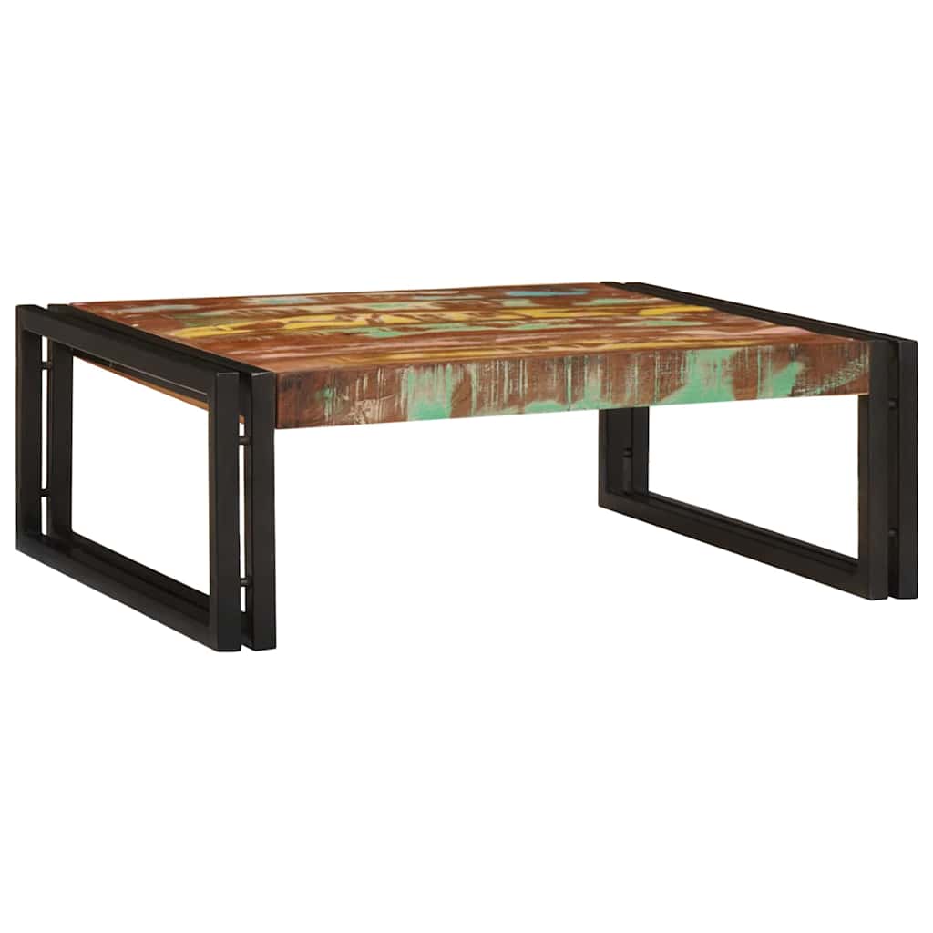 Badezimmer Regal 65 x 50 x 23 cm Massivholz Mango und Eisen