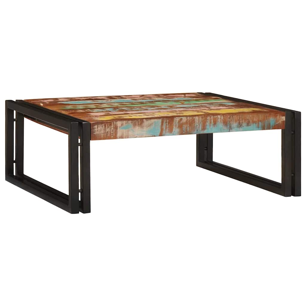 Badezimmer Regal 65 x 50 x 23 cm Massivholz Mango und Eisen