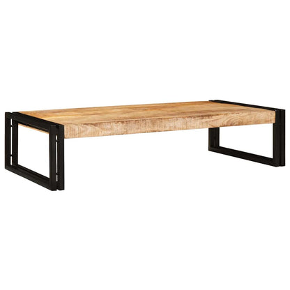 Badezimmer Regal 100 x 50 x 23 cm Massivholz Mango und Eisen