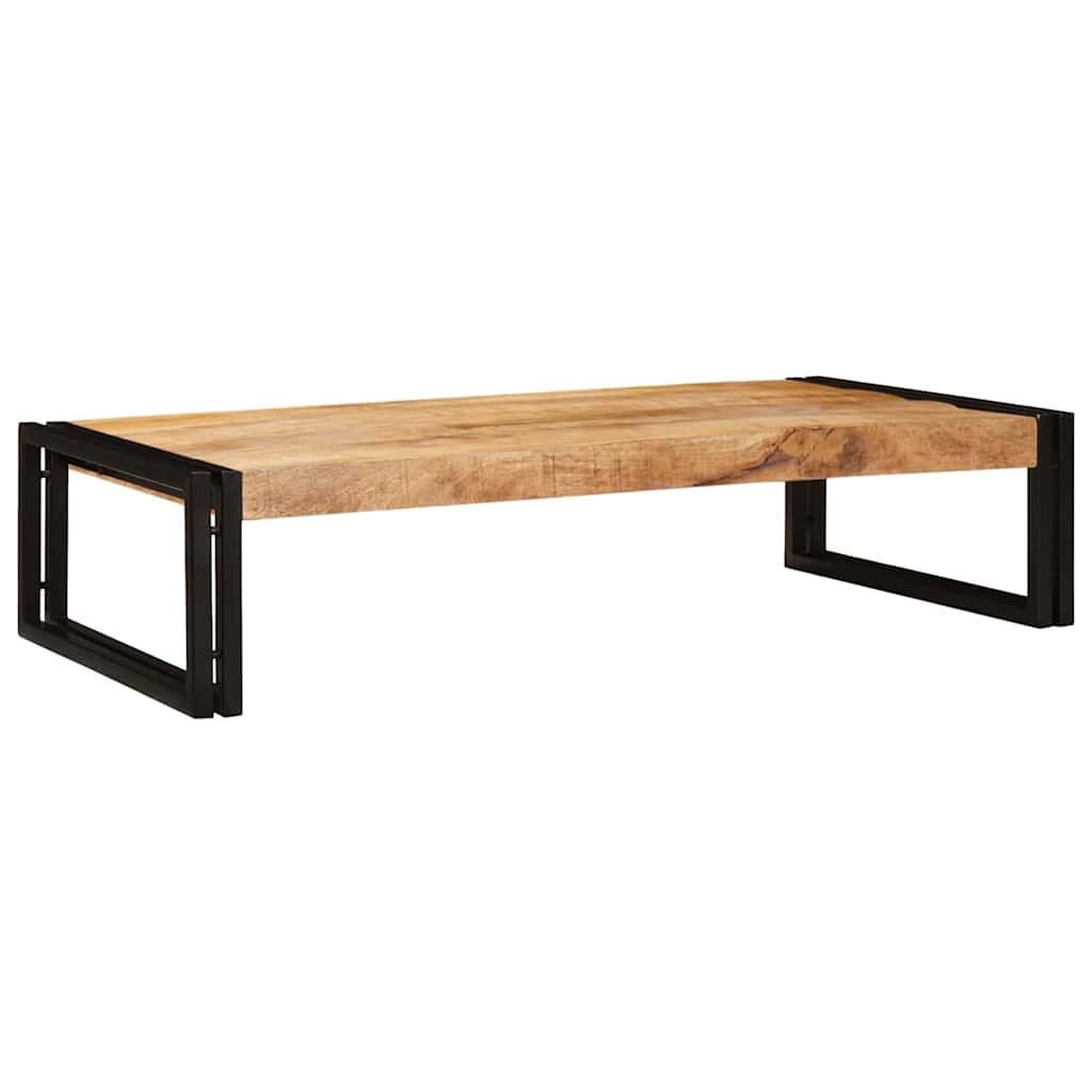 Badezimmer Regal 100 x 50 x 23 cm Massivholz Mango und Eisen