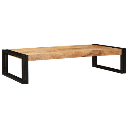Badezimmer Regal 100 x 50 x 23 cm Massivholz Mango und Eisen