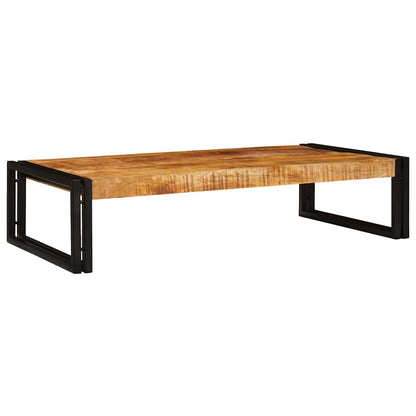 Badezimmer Regal 100 x 50 x 23 cm Massivholz Mango und Eisen