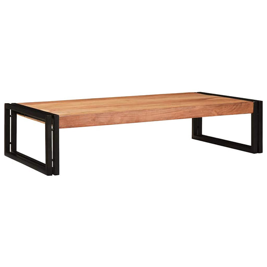 Badezimmer Regal 100 x 50 x 23 cm Massivholz Mango und Eisen