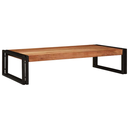 Badezimmer Regal 100 x 50 x 23 cm Massivholz Mango und Eisen