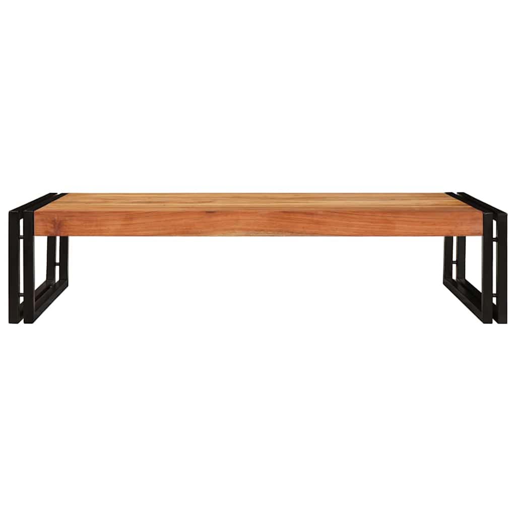 Badezimmer Regal 100 x 50 x 23 cm Massivholz Mango und Eisen