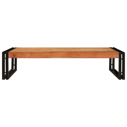 Badezimmer Regal 100 x 50 x 23 cm Massivholz Mango und Eisen