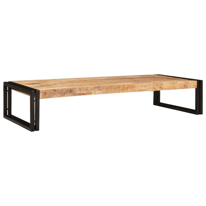 Badezimmer Regal 120 x 50 x 23 cm Massivholz Mango und Eisen