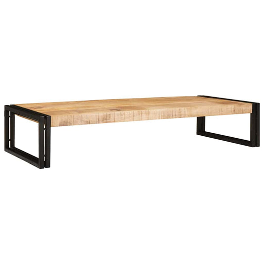 Badezimmer Regal 120 x 50 x 23 cm Massivholz Mango und Eisen