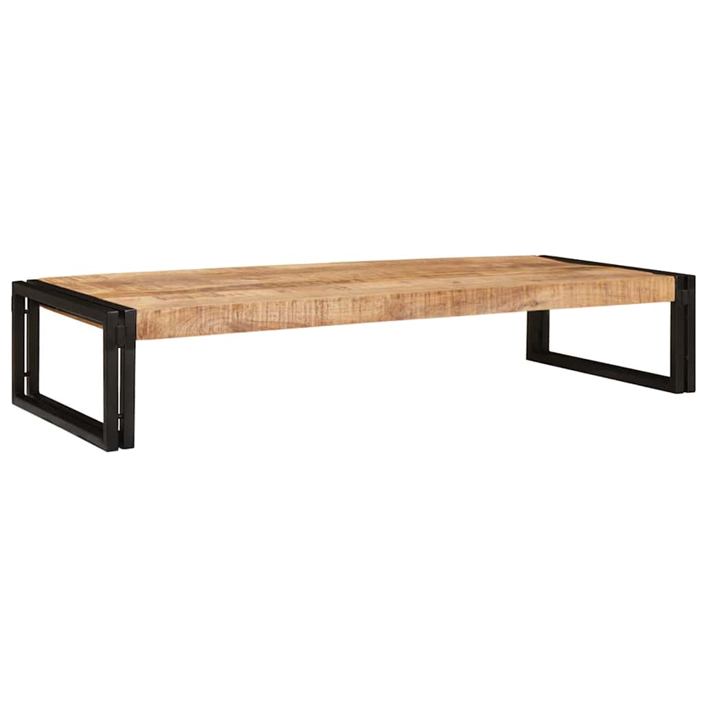Badezimmer Regal 120 x 50 x 23 cm Massivholz Mango und Eisen