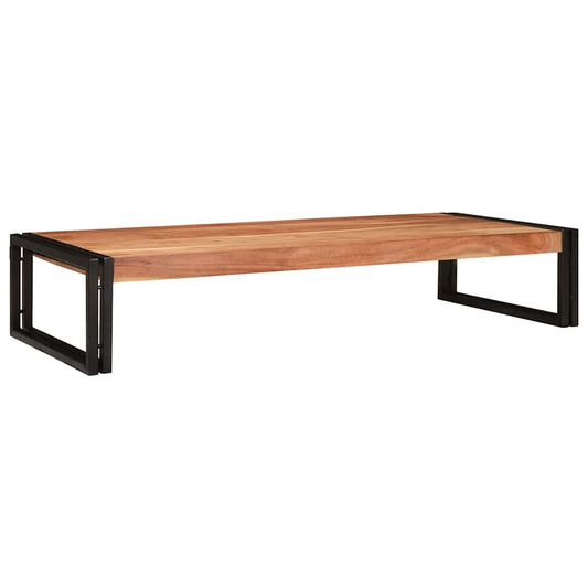 Badezimmer Regal 120 x 50 x 23 cm Massivholz Mango und Eisen