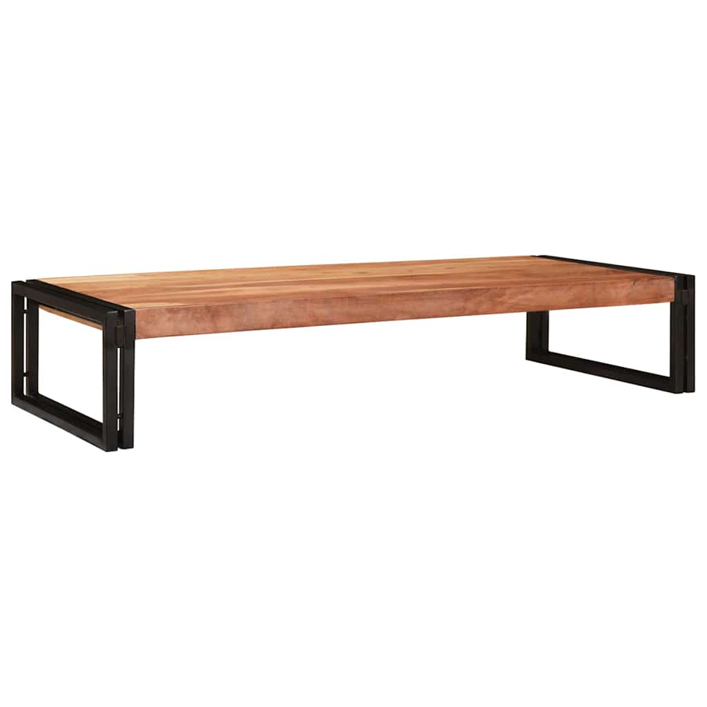 Badezimmer Regal 120 x 50 x 23 cm Massivholz Mango und Eisen