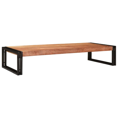 Badezimmer Regal 120 x 50 x 23 cm Massivholz Mango und Eisen
