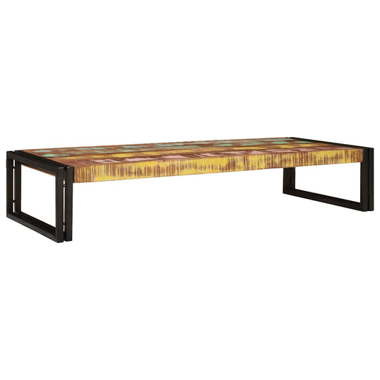 Badezimmer Regal 120 x 50 x 23 cm Massivholz Mango und Eisen