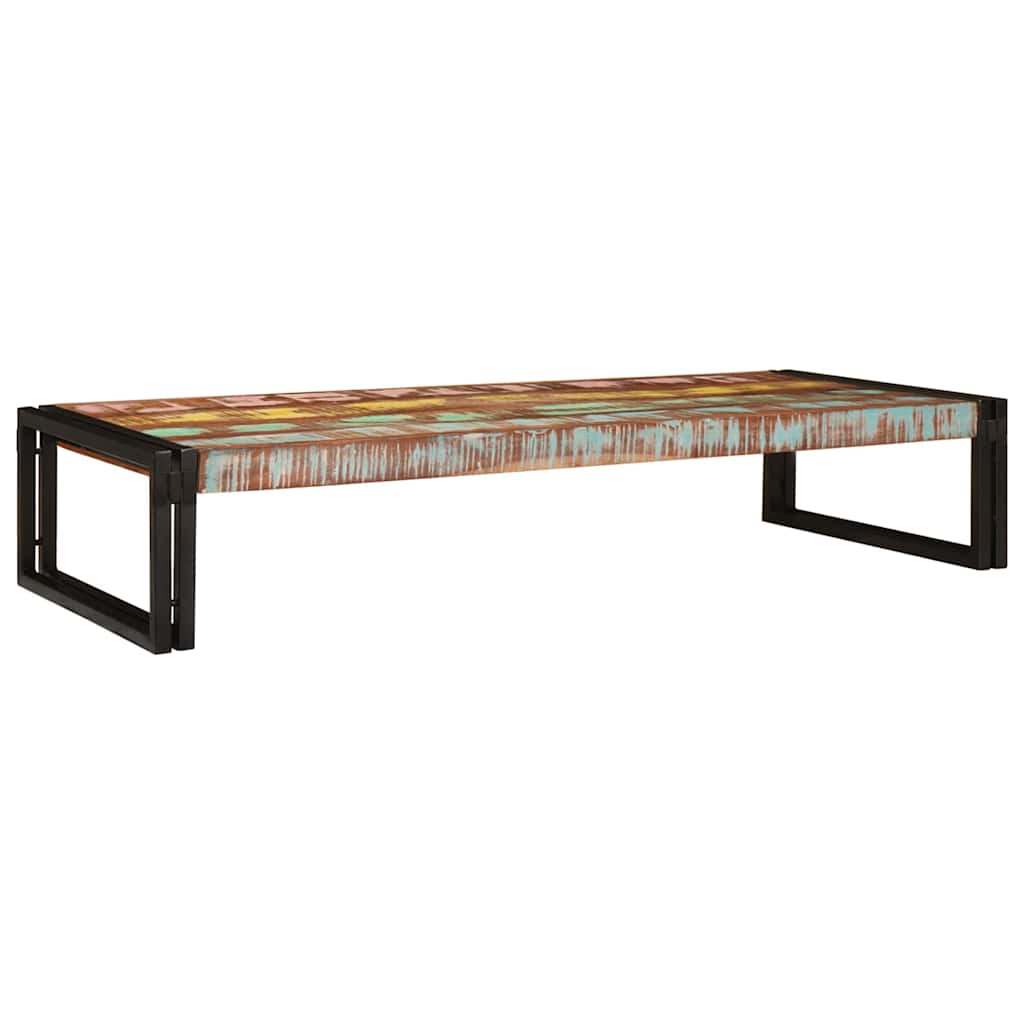 Badezimmer Regal 120 x 50 x 23 cm Massivholz Mango und Eisen