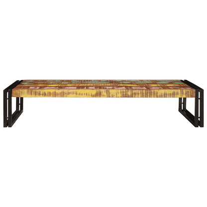 Badezimmer Regal 120 x 50 x 23 cm Massivholz Mango und Eisen