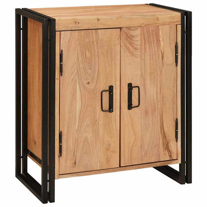 Nachttisch Braun 38 x 33 x 58 cm Akazie Massivholz