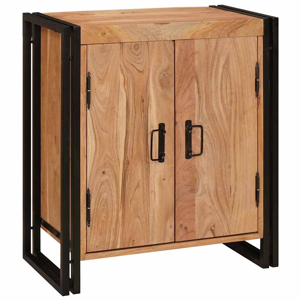 Nachttisch Braun 38 x 33 x 58 cm Akazie Massivholz
