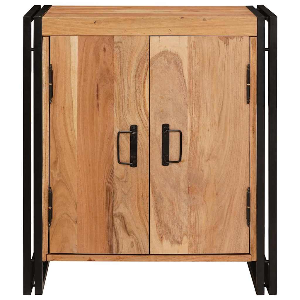 Nachttisch Braun 38 x 33 x 58 cm Akazie Massivholz