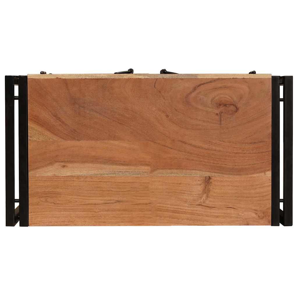 Nachttisch Braun 38 x 33 x 58 cm Akazie Massivholz