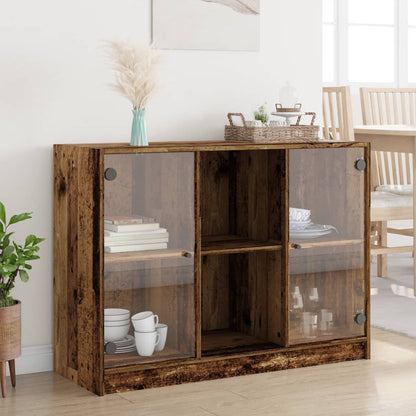 Skænk gammelt trælook 102x37x75,5 cm træmateriale