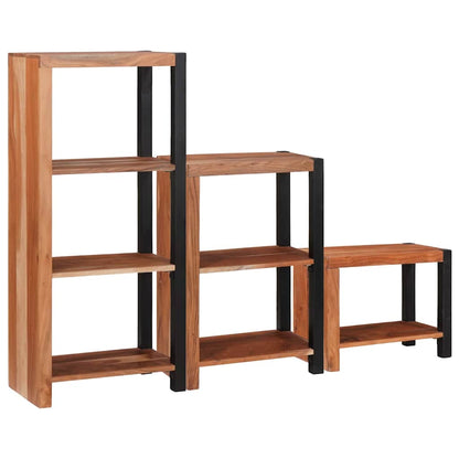 Regal 3 pcs Braun 50 x 30 x 110 cm Massivholz Akazie