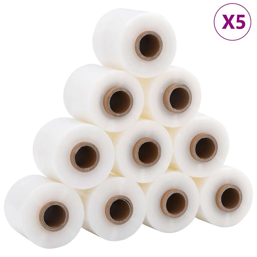 Stretchfolien 50 Stk. Transparent 23 μm 10 cm x 150 m