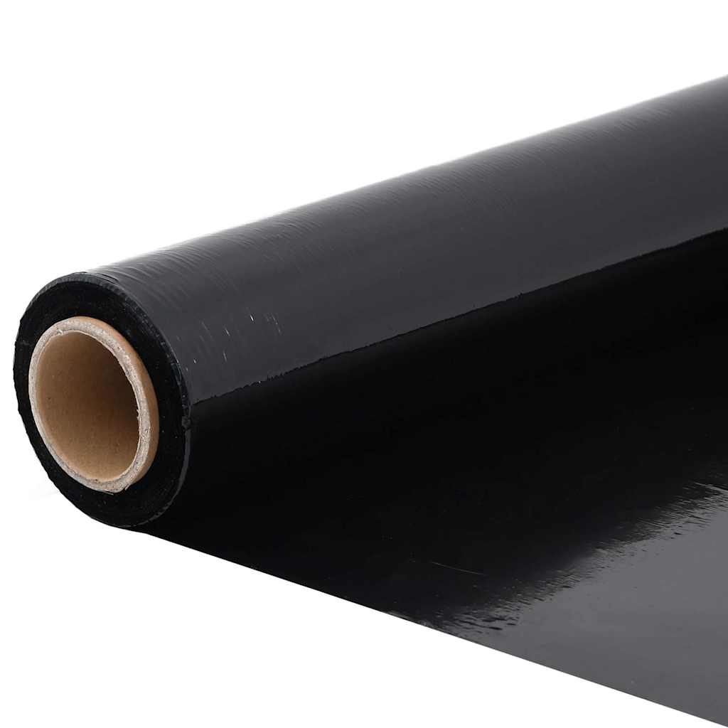 Stretchfolie 6 Stk. Schwarz 23 μm 50 cm x 150 m